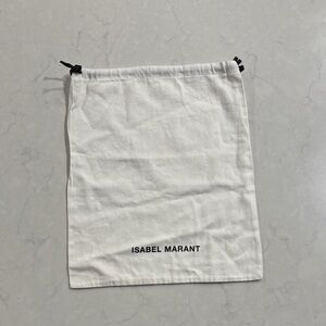 Isabel Marant Cream Drawstring Bag